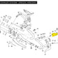 NOS Genuine Harley V-Rod  O2 Sensor Bracket 70580-08