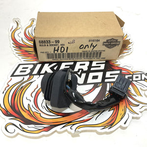 NOS Genuine Harley HDI Tail Light Bulb Socket 68833-99