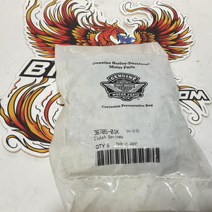 NOS Genuine Harley 5pc 2002-2007 V-Rod Clutch Springs 36705-01
