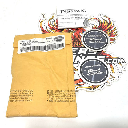 NOS Genuine Harley Road Glide Medallion Decal Caliper Insert 42237-00
