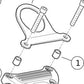 NOS Genuine Harley 1996 and Up FXST 2-Inch Gauge Bracket Kit 67937-05