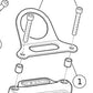 NOS Genuine Harley 2-Inch Gauge Bracket Kit 2003 and earlier XL 67931-05