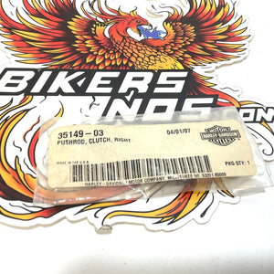 NOS Genuine Harley 2001-2017 Dyna FXD Right Clutch Push Rod 35149-03