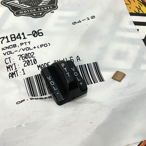 NOS Genuine Harley Sidecar Volume PTT Switch Button Knob 71841-06