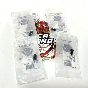 NEW Genuine Harley 4pc Fairing Door Push In Snaps 2005-2013 Touring 8174