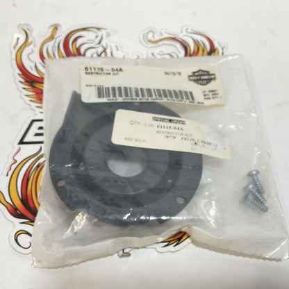 NOS Genuine Harley 2004-2010 Dyna Super Glide Fuel Restrictor Plate Kit 61115-04