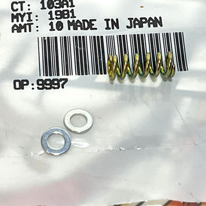 NOS Genuine Harley 1981-1990 Touring Carburetor Spring And Washers 27137-81