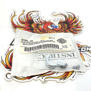 NOS Genuine Harley 2000-2007 Softail Dyna Billet Brake Line P Clip 91336-03