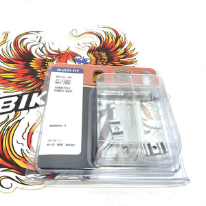 NOS Genuine Harley 1984 Up Throttle Cable Clip 91274-04