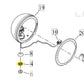 NOS Genuine Harley Set Of  Lock Washers For Fog/Aux Lamps 7130W