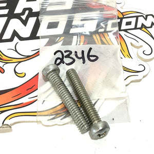 NOS Genuine Harley 1954-1980 Sportster 2pc Pozidriv Crank Case Bolts 2346