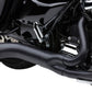 Cobra 2017-2023 Harley Touring Turn Out 2-1 Exhaust System Black 6271B-1