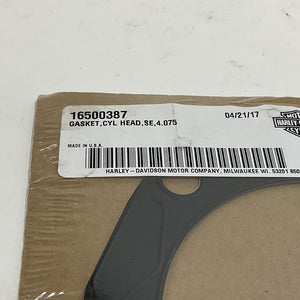 NEW Genuine Harley Pair of SE 4.075" Head Gaskets Milwaukee 8 M8 16500387