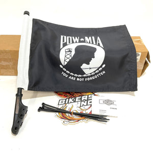 Genuine Harley Davidson Sissy bar Backrest Motorcycle POW MIA Flag Kit 94900-03
