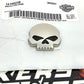 NEW Genuine Harley Willie G Antique Nickel Skull Fairing Medallion 1.5" 14100228