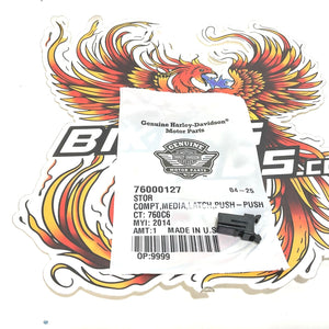 NEW Genuine Harley Air Duct / Media Door / Charge Port Push Latch 76000127