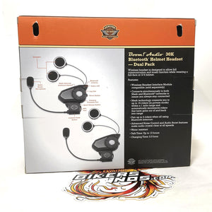 NEW Genuine Harley Boom! Audio 30K Bluetooth Helmet Headset Dual Pack 76000840