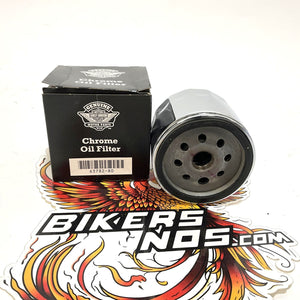 NEW Genuine Harley Chrome Oil Filter 1980-1985 Big Twin & Sportster 63782-80