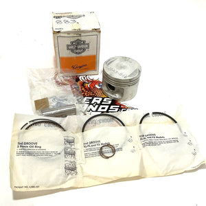 NOS Genuine Harley 1986-2003 Sportster 883XL .020 OS Piston And Rings 22254-86A