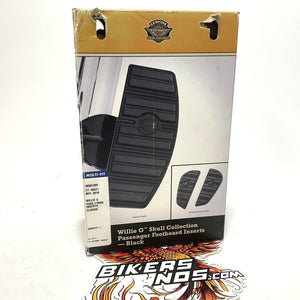 NEW Genuine Harley Willie G Skull Classic Passenger Footboard Inserts 50501289