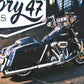 Factory 47 Assault 14" Chrome APE Harley Batwing 1" clamp with TBW HB1025014C