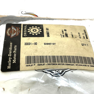 NOS Genuine Harley Panhead Shovelhead TRANSMISSION GASKET SET 33031-80