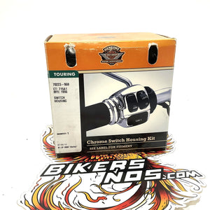 NOS Genuine Harley 1996-2013 Touring WO Cruise Chrome Switch Housings 70223-96B