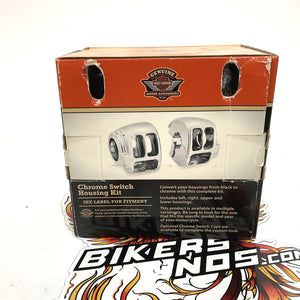 NOS Genuine Harley 1996-2013 Touring WO Cruise Chrome Switch Housings 70223-96B