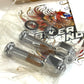 NEW Genuine Harley Chrome Bullet Tip Footpeg Bolt Kit 94133-01