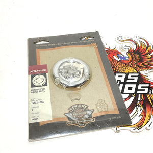 NEW Genuine Harley 2004 Up FXD FXDX Chrome Fuel Gauge Bezel Trim 74544-04A