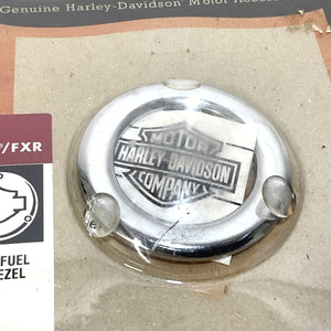 NEW Genuine Harley 2004 Up FXD FXDX Chrome Fuel Gauge Bezel Trim 74544-04A