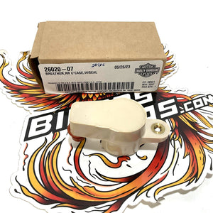 NOS Genuine Harley 2007-2022 Sportster BREATHER REAR Crankcase W/ SEAL 26020-07