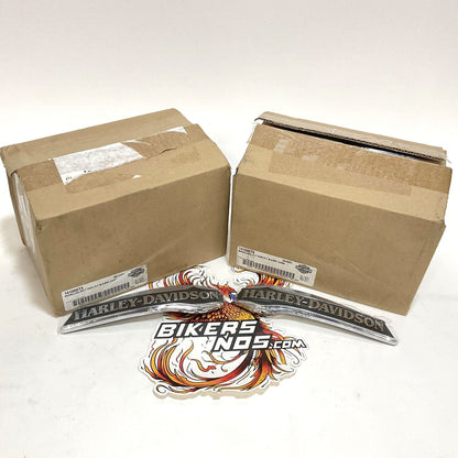 NEW Genuine Harley 2009up Touring Gas Tank Badges Medallions 14100073 14100074