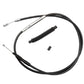 LA Choppers 1996-2007 Touring Black Clutch Cable 18"- 20" Handlebars LA-8005C19B