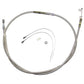 Magnum 2008-2024 Touring Polished Stainless  68-11/16" Clutch Cable 52236HE