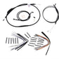 Burly 2004-2006 Harley Sportster 12" T-Bar Handlebars Cable Kit Black B30-1136
