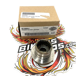 NOS Genuine Harley 2014 Up Touring Softail Dyna Retainer Sprocket 40100041
