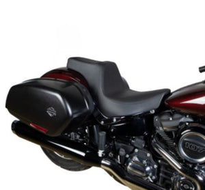 Drag Predator III 2018-2025 Harley Softail 2-Up Seat Smooth Black 0802-1490