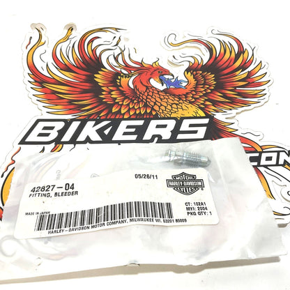 NOS Genuine Harley 2004 Up XL Softail Break Caliper Bleeder Screw 42827-04