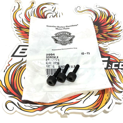 New Genuine Harley 2000-2006 Touring 3pc Air Deflector Thumb Screws 2994
