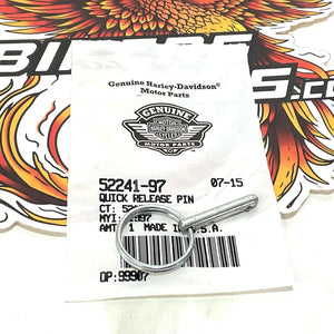 NOS Genuine Harley 1997-2012 Police Solo seat Quick Release Pin 52241-97