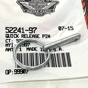 NOS Genuine Harley 1997-2012 Police Solo seat Quick Release Pin 52241-97
