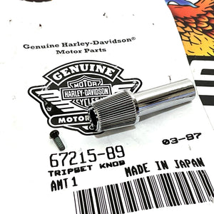 NOS Genuine Harley Odometer Reset Knob Kit 1990-1995 Softail 67215-89T