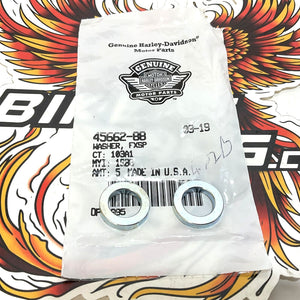 Genuine Harley 2pc 1988-2011 Springer Rocker Fork Leg Washer Bushings 45662-88