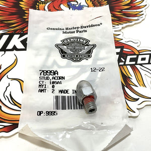 NOS Genuine Harley 1999-2008 Softail Rear Belt Guard Acorn Stud 7899A