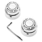 NEW Genuine Harley Motor Co. 2008up Front Axle Nut Covers Chrome 44148-07