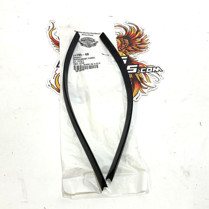New Genuine Harley Shovelhead Pair Of Dash Gaskets 71295-68