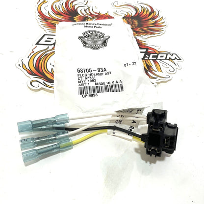 NOS Genuine Harley Headlamp Plug 1993-2003 Softail Dyna FXR 68705-93A