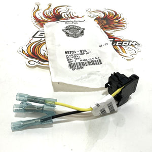 NOS Genuine Harley Headlamp Plug 1993-2003 Softail Dyna FXR 68705-93A