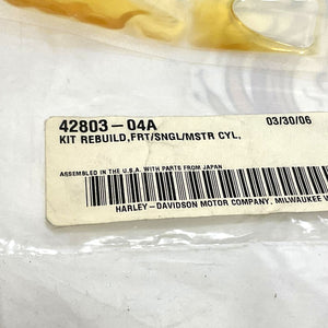 Genuine Harley 2004-2006 Sportster Front Master Cylinder Repair Kit 42803-04A